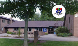 Torquay Boy's Grammar School  with the school logo