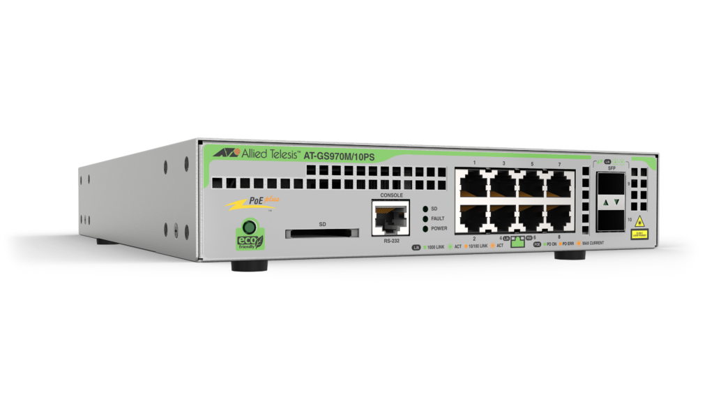 GS970M/10PS switch